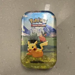 Pokemon TCG Ascended Heroes Mini Tin Pikachu and Tepig New Sealed In Hand - Image 1