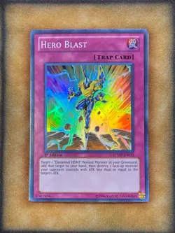 Yugioh Hero Blast RYMP-EN032 Super Rare 1st Ed NM - Image 1