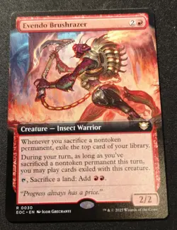 Evendo Brushrazer - Extended Art - EOC - MTG - EN - NM - 0030 - Image 1
