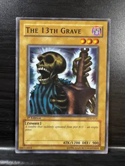 YuGiOh! | The 13th Grave | LOB-014 | 1st Edition | NM - Image 1