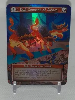 Sorcery Contested Realm: Alpha Bull Demons of Adum Foil - Image 1