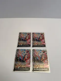 One Piece TCG OP14 091 Mr.2 Bon Kurei English SR Playset Near Mint - Image 1