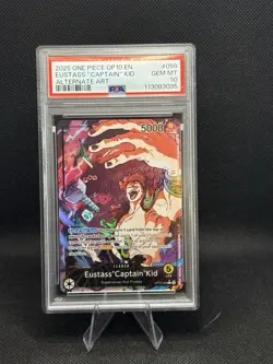 One Piece Eustass"Captain"Kid (099) (Parallel) OP10-099 Royal Blood Foil -PSA 10 - Image 1