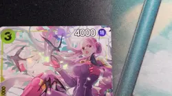 One Piece Chinese Exclusive 3rd Anniversary Jewelry Bonney OP08-105 SR NM - Image 4