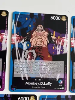 One Piece OP11-040 Monkey D. Luffy Leader - Lot Of 5! Near Mint - Image 3