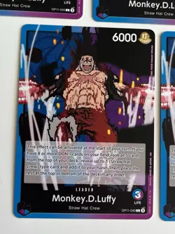 One Piece OP11-040 Monkey D. Luffy Leader - Lot Of 5! Near Mint - Image 5