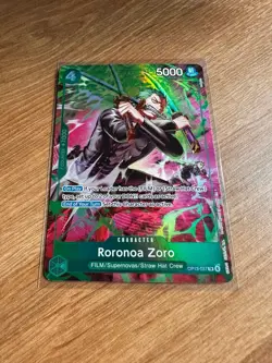 SHIPS TODAY ONE PIECE Roronoa Zoro OP13-037 Adventure on Kami's Island Foil ENG - Image 2