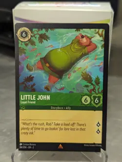 Disney Lorcana TCG: LITTLE JOHN Loyal Friend - Rare 84/204 Rise Floodborn - Image 1