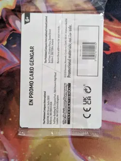 Gengar 050/088 EB Games Stamped Promo EXCLUSIVE Sealed Pokemon Card TCG SEALED - Image 4