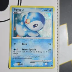 Piplup 015/017 Pop Series 6 Holo Common Basic 60HP Pokemon TCG Card - Image 1