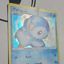 Piplup 015/017 Pop Series 6 Holo Common Basic 60HP Pokemon TCG Card - Image 3