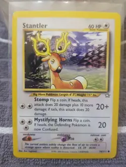 STANTLER - Neo Genesis Set - 76/111 - Common - Pokemon Card - Unlimited - NM - Image 1