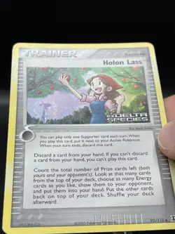 (MP) Holon Lass Stamped 92/113 EX Delta Species Pokemon TCG Card 327a-1 - Image 4