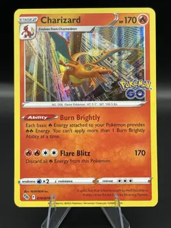 (NM) Charizard Holo 010/078 Pokemon GO TCG Card 327a-13 - Image 1