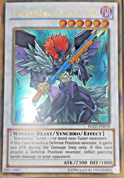 Yugioh PGLD-EN078 Blackwing Armed Wing Card Game TCG CCG - Image 1