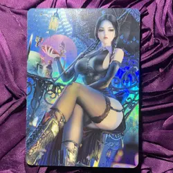 Wednesday Adams APEX LEGENDS TRIO OOTD Goddess ACG Waifu Holo Girl Card 1 - Image 1