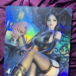 Wednesday Adams APEX LEGENDS TRIO OOTD Goddess ACG Waifu Holo Girl Card 1 - Image 2