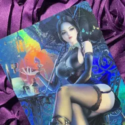 Wednesday Adams APEX LEGENDS TRIO OOTD Goddess ACG Waifu Holo Girl Card 1 - Image 5