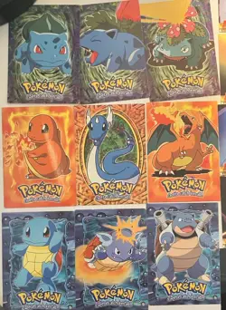 Topps Pokemon Movie Animation Black Set Builder x49 Cards no dupes - Charizard! - Image 3