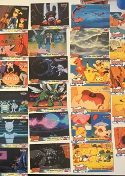 Topps Pokemon Movie Animation Black Set Builder x49 Cards no dupes - Charizard! - Image 5