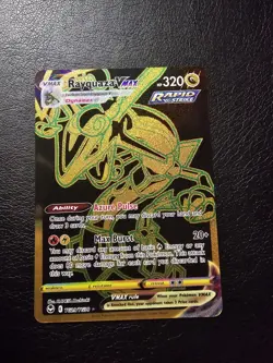 Rayquaza VMAX Secret Rare TG29/TG30 Silver Tempest Trainer Gallery Holo Card - Image 1