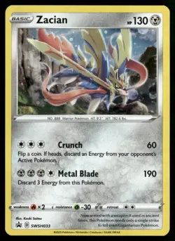 Zacian - SWSH: Sword & Shield Promo Cards SWSH033 Pokemon TCG - Image 1