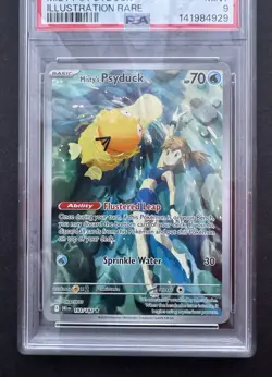 *PSA 9* Misty's Psyduck 193/182 - Destined Rivals - Full Art Mint Pokemon Card - Image 3