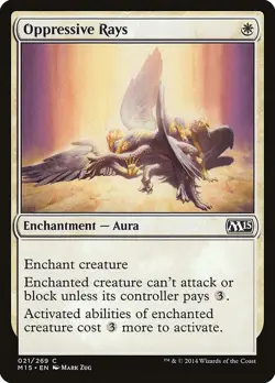 OPPRESSIVE RAYS X 4 N/M- MAGIC 2015 MAGIC THE GATHERING - Image 1