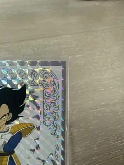 1998 Vegeta Silver Prizm G2 Dragon Ball Card - Image 3