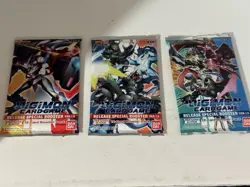 Digimon Card Game Release Special Booster Ver 1.5 BT01-03 LOT of 3 Sealed Packs - Image 2