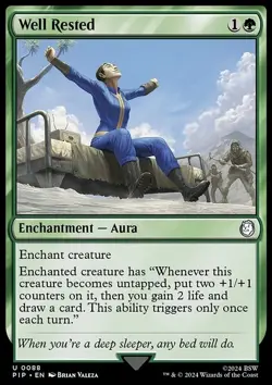 Well Rested - Non-Foil - Fallout - 88 | MTG Card - Image 3