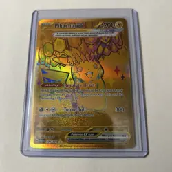 Pokemon TCG Pikachu EX Hyper Rare Card 179/131 Prismatic Evolutions - Image 1