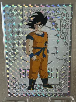 1998 Goku Silver Prizm G1 Dragon Ball Card - Image 1