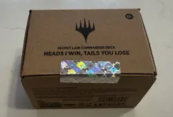 MTG Secret Lair Commander Coin Flip Deck: Heads I Win, Tails You Lose *Sealed* - Image 2