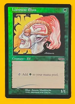 MTG LLANOWAR ELVES (Foil) FNM Promo (OldManMTG 012-112) - Image 1