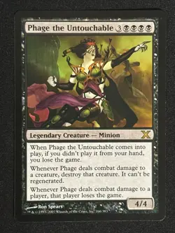 1x MTG Phage the Untouchable - 10th Edition (10E) #166 - Magic the Gathering - Image 1