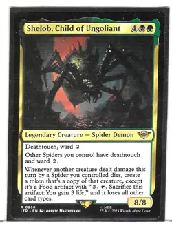 Shelob, Child of Ungoliant #230 R - NM - Magic the Gathering -Regular - MTG - Image 1
