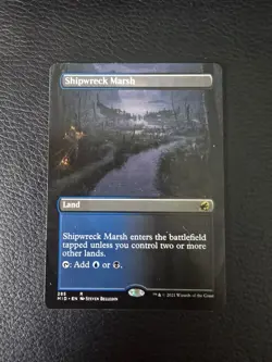 Shipwreck Marsh (Borderless) Innistrad: Midnight Hunt Regular MTG NM Magic Card - Image 1