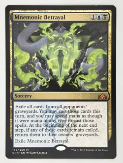MTG Mnemonic Betrayal Guilds of Ravnica 189/259 Mythic NM English - Image 1