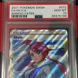PSA 10 SKYLA 072/072 Shining Fates Full Art - Image 2