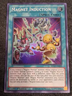 Yugioh - Magnet Induction - KICO-EN009 - Super Rare 1st Edition - Image 1