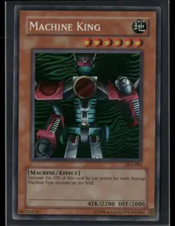 Machine King DL4-001 Super Rare Duelist League Promo Yu-Gi-Oh Heavily Played - Image 1
