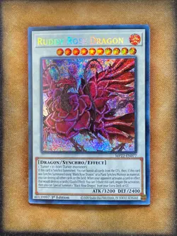 Yugioh Ruddy Rose Dragon MP22-EN077 Secret Rare 1st Ed NM - Image 1