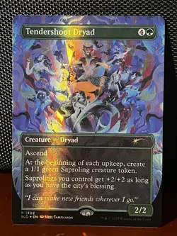 MTG | Tendershoot Dryad [Secret Lair] ✨Double Rainbow FOIL✨ - Image 1