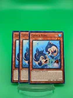Yu-gi-oh! TCG 3x Click & Echo DUNE-EN030 x3 Common YUGIOH! NM SEA SERPENT - Image 1
