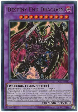 Yu-Gi-Oh! Destiny End Dragoon Ultra Rare LODT-EN042 (2020) NM - Image 1