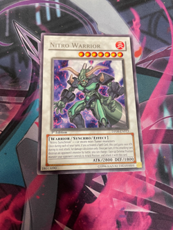 YUGIOH - NITRO WARRIOR - RARE - DP08 - 1ST ED - NM - Image 1