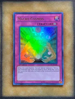 Yugioh Macro Cosmos LCGX-EN218 Ultra Rare 1st Ed NM - Image 1