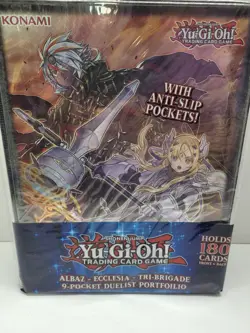 Yu-Gi-Oh! 9 Pocket Portfolio: Albaz Ecclesia Tri Brigade - New Sealed - Image 2