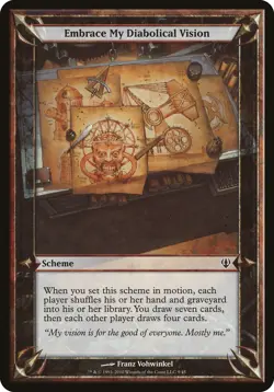 Embrace My Diabolical Vision Archenemy PLD Common MAGIC MTG CARD ABUGames - Image 1